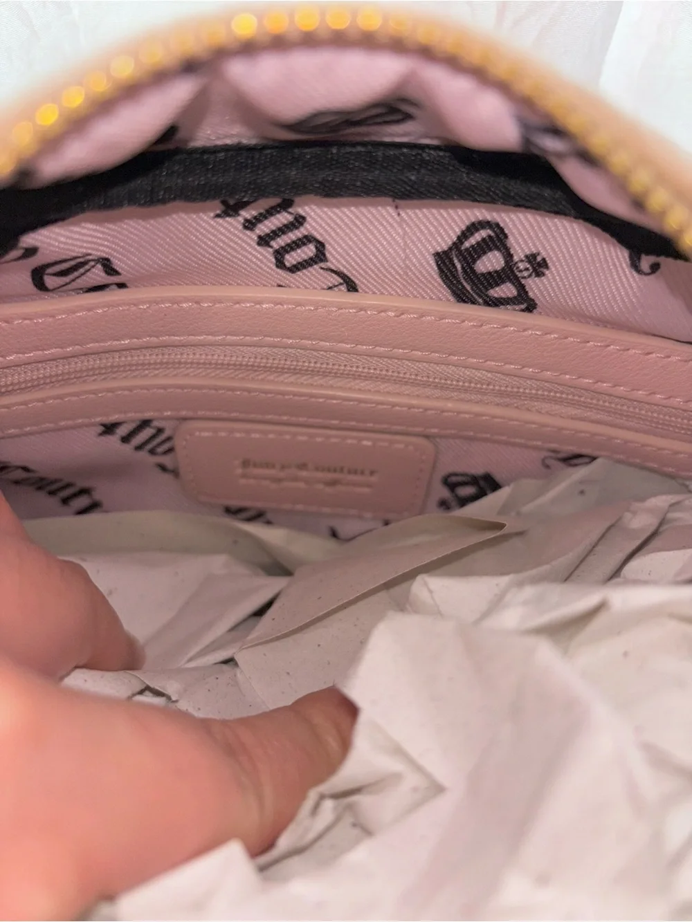 New Juicy Couture Velour Bowler Bag Y2K